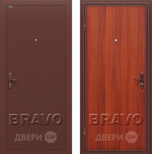 Дверь Bravo Инсайд эконом (Внутреннее открывание) в Яхроме