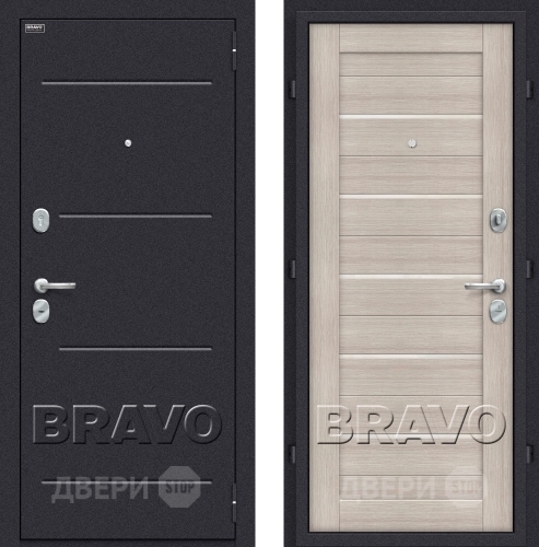 Дверь Bravo Оптим Техно Капучино в Яхроме
