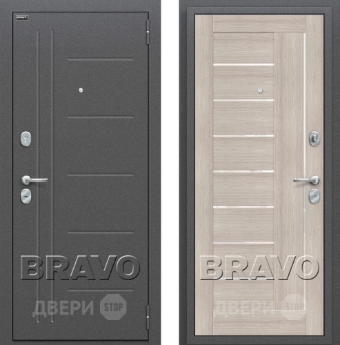 Входная металлическая Дверь Bravo Оптим Проф Капучино в Яхроме