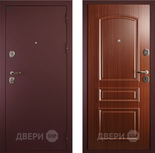 Входная металлическая Дверь Сударь 3 Брусника Бархат в Яхроме