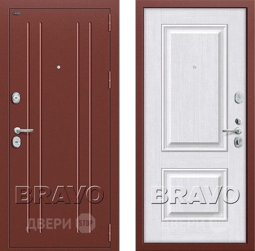 Входная металлическая Дверь Groff Т2-232 Milk Oak в Яхроме