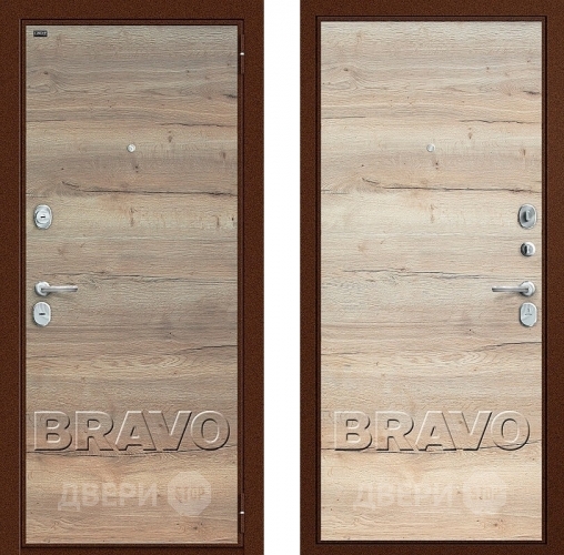 Дверь Groff Т3-300 Tobacco Oak/Natural Oak в Яхроме