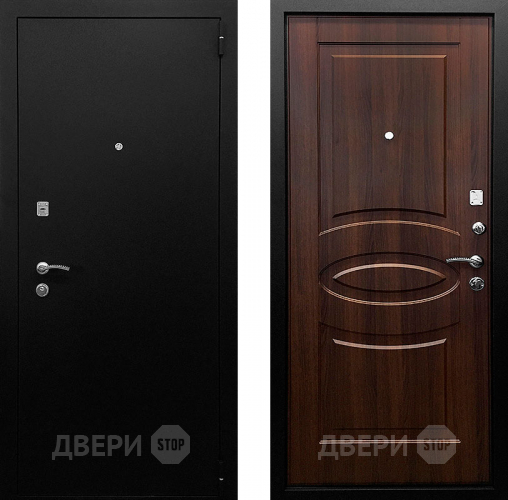 Входная металлическая Дверь Ратибор Классик 3К Орех бренди в Яхроме