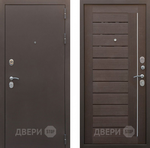 Входная металлическая Дверь Снедо Бордо 3К Темный орех  в Яхроме