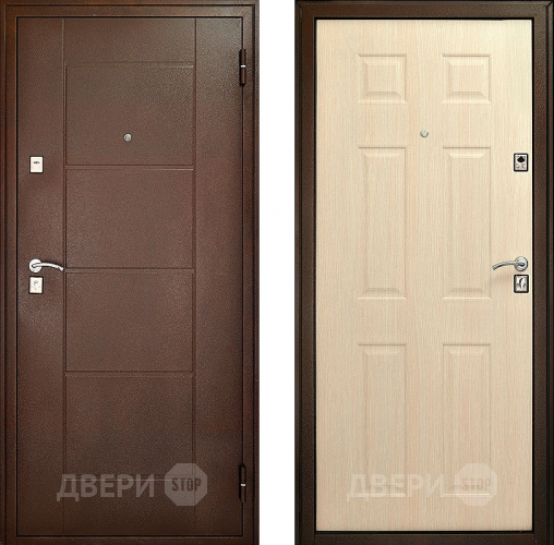Входная металлическая Дверь Форпост Модель 73 Беленый дуб в Яхроме