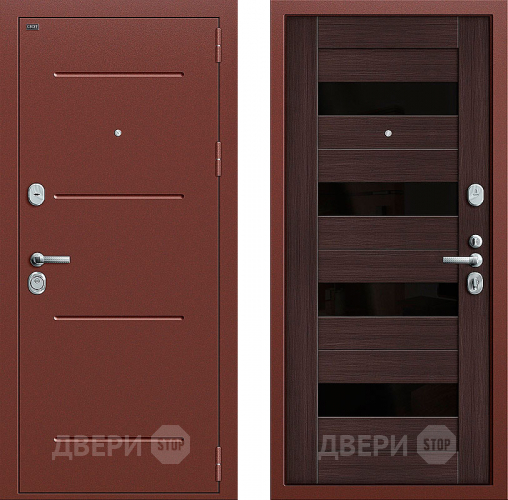 Входная металлическая Дверь Groff Т2-223 Wenge Veralinga в Яхроме