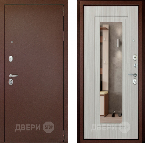 Дверь (Дверной Континент) Гарант - 1 Зеркало Сандал белый в Яхроме