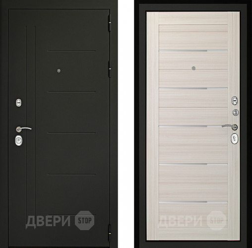 Входная металлическая Дверь (Дверной Континент) Сити - С3К Беленый дуб в Яхроме