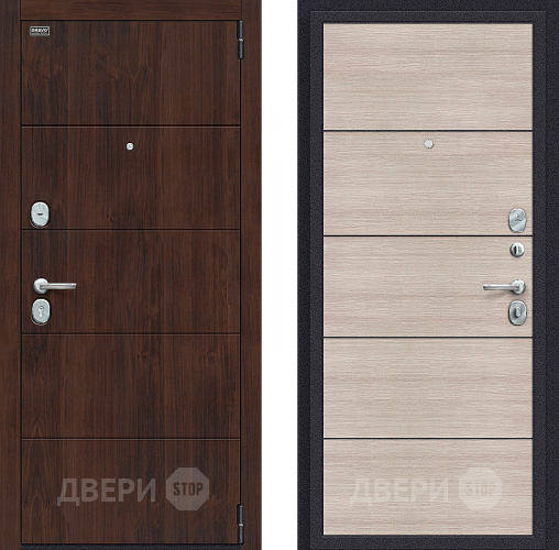Входная металлическая Дверь Bravo Porta S-3 4/П50 (AB-6) Cappuccino Veralinga в Яхроме
