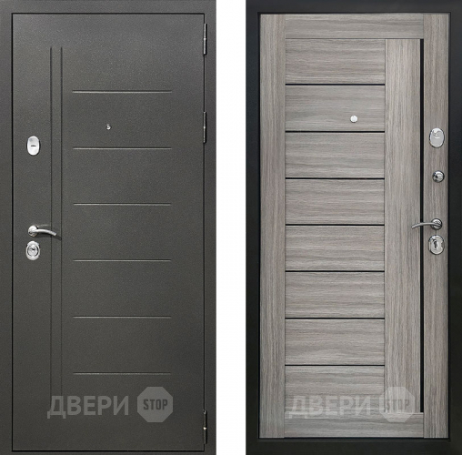 Входная металлическая Дверь Престиж Профи Дуб дымчатый в Яхроме