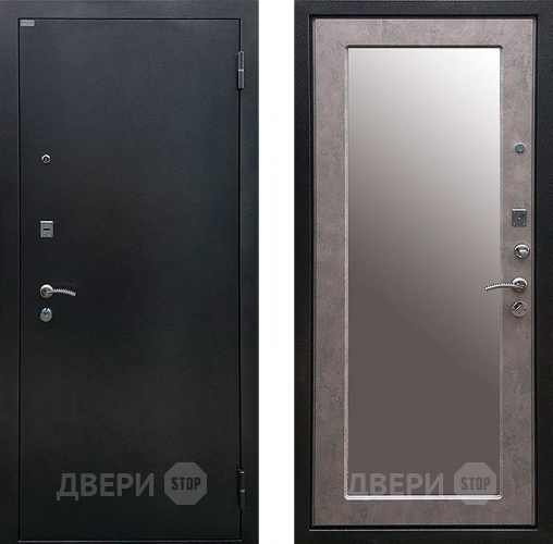 Дверь Ратибор Классик 3К с зеркалом Бетон светлый в Яхроме