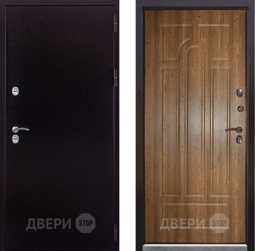 Дверь Заводская Урал Термо Орех Кантри (с терморазрывом) в Яхроме