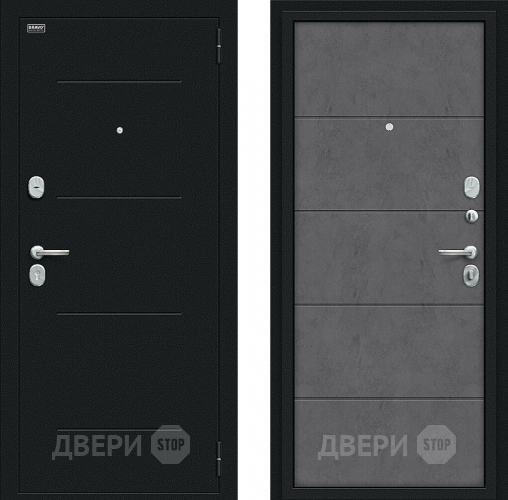 Входная металлическая Дверь Bravo Граффити-1 Букле черное/Slate Art в Яхроме