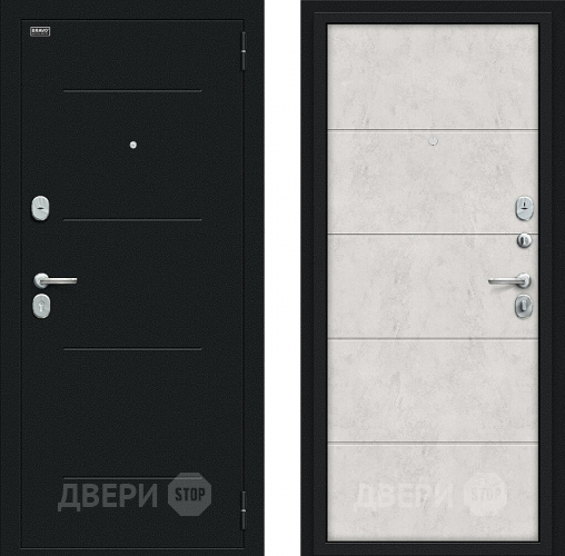 Дверь Bravo Граффити-1 Букле черное/Look Art в Яхроме