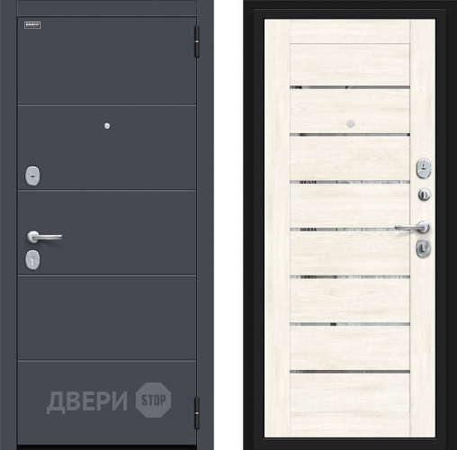 Дверь Bravo Прайд Kale Graphite Pro/Nordic Oak в Яхроме