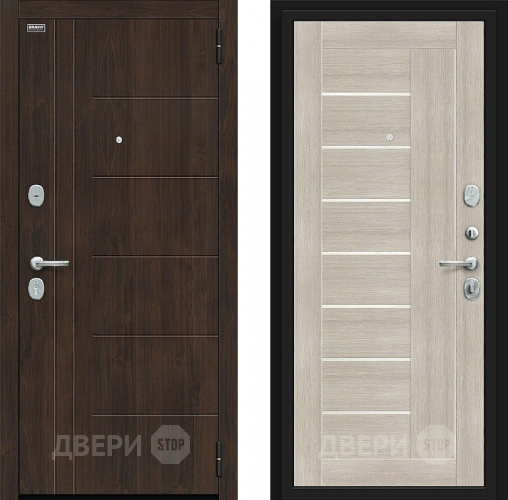 Входная металлическая Дверь Bravo Морден Kale Almon/Cappuccino Veralinga в Яхроме