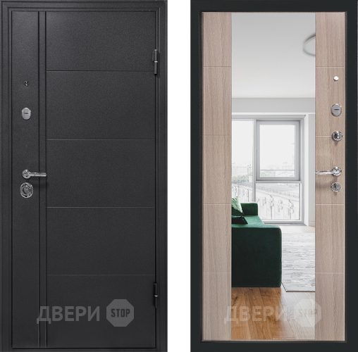 Входная металлическая Дверь Форпост Эверест Зеркало Сандал в Яхроме