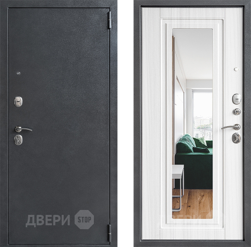 Дверь Дверной Континент ДК-70 Зеркало Лиственница в Яхроме