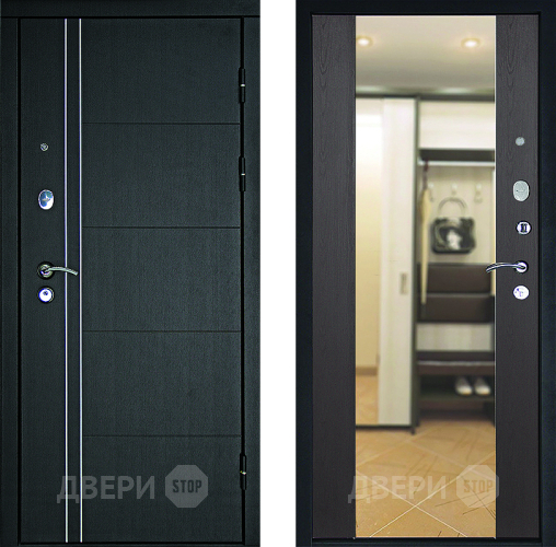 Дверь Дверной Континент Тепло - Люкс Зеркало Венге в Яхроме