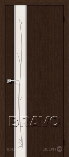 Межкомнатная дверь Глейс-1 Twig (3D Wenge) в Яхроме