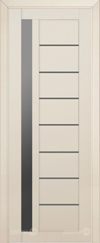 Межкомнатная дверь ProfilDoors 37U магнолия сатинат (графит) в Яхроме