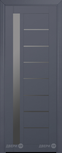 Межкомнатная дверь ProfilDoors 37U антрацит (графит) в Яхроме