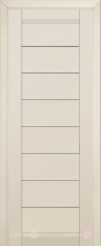 Межкомнатная дверь ProfilDoors 71U магнолия сатинат (графит) в Яхроме
