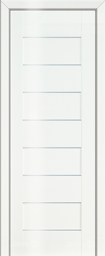 Межкомнатная дверь ProfilDoors 45L белый люкс (графит) в Яхроме