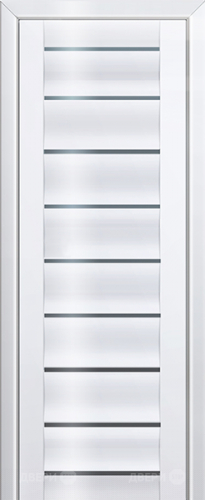 Межкомнатная дверь ProfilDoors 76L белый люкс (графит) в Яхроме