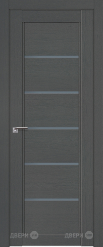 Межкомнатная дверь ProfilDoors 2-76 XN Грувд (графит) в Яхроме