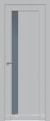Межкомнатная дверь ProfilDoors 2-71U Манхэттен (графит) в Яхроме