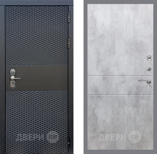 Дверь Стоп БЛЭК CISA ФЛ-290 Бетон светлый в Яхроме