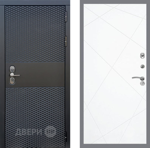Дверь Стоп БЛЭК CISA ФЛ-291 Силк Сноу в Яхроме