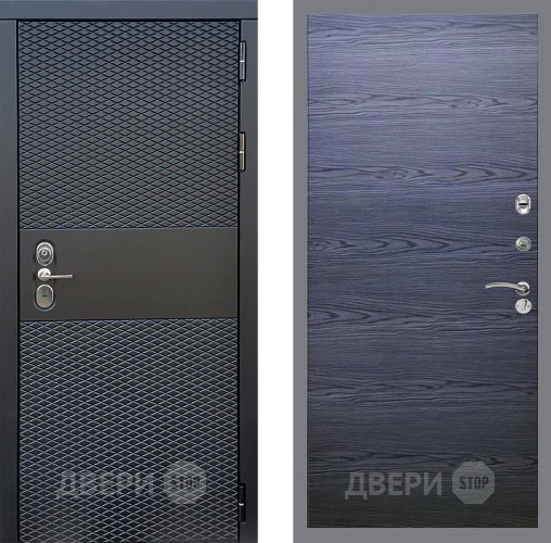 Дверь Стоп БЛЭК CISA Гладкая Дуб тангенальный черный в Яхроме