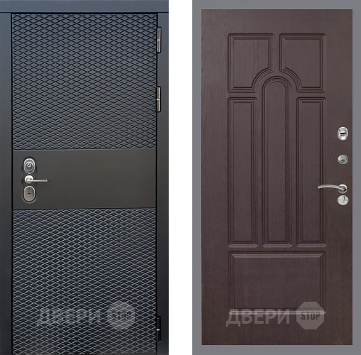 Входная металлическая Дверь Стоп БЛЭК CISA ФЛ-58 Венге в Яхроме