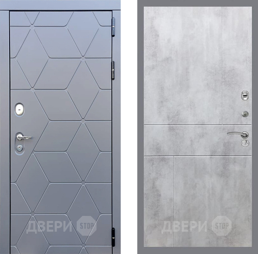 Дверь Стоп КОСМО ФЛ-290 Бетон светлый в Яхроме