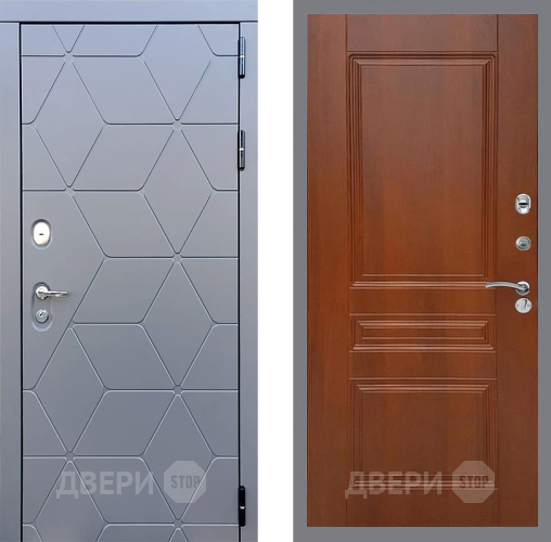 Входная металлическая Дверь Стоп КОСМО ФЛ-243 Итальянский орех в Яхроме
