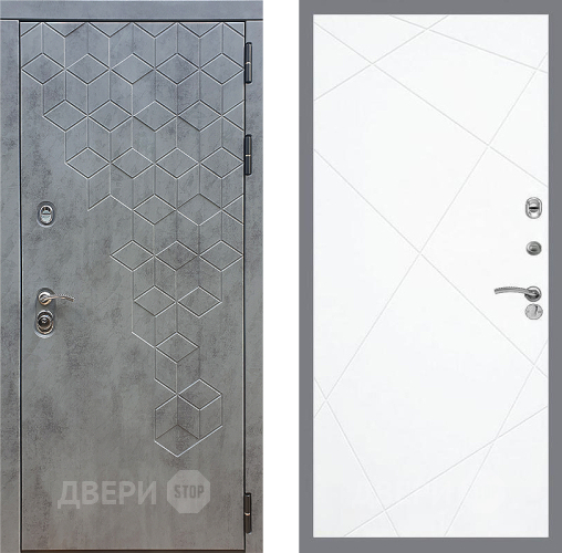 Дверь Стоп БЕТОН ФЛ-291 Силк Сноу в Яхроме
