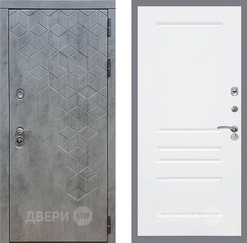 Дверь Стоп БЕТОН ФЛ-243 Силк Сноу в Яхроме