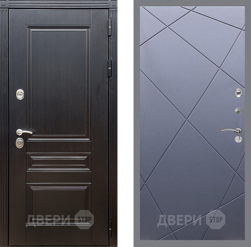 Входная металлическая Дверь Стоп МЕГАПОЛИС ФЛ-291 Силк титан в Яхроме
