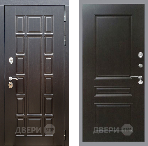 Входная металлическая Дверь Стоп НЬЮ ЙОРК ФЛ-243 Венге в Яхроме
