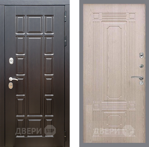 Входная металлическая Дверь Стоп НЬЮ ЙОРК ФЛ-2 Беленый дуб в Яхроме