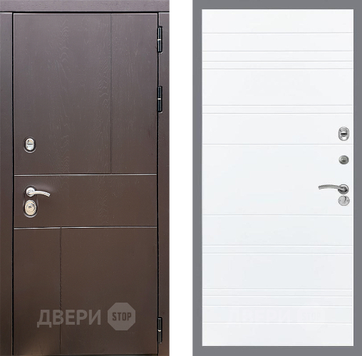 Входная металлическая Дверь Стоп УРБАН Лайн Силк Сноу в Яхроме