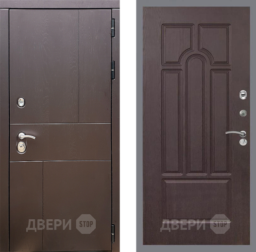 Входная металлическая Дверь Стоп УРБАН ФЛ-58 Венге в Яхроме