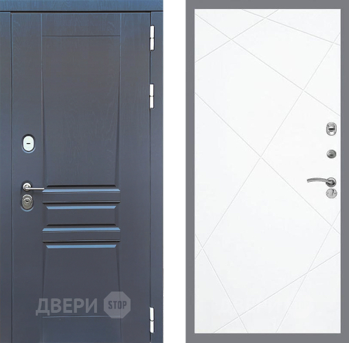Дверь Стоп ПЛАТИНУМ ФЛ-291 Силк Сноу в Яхроме