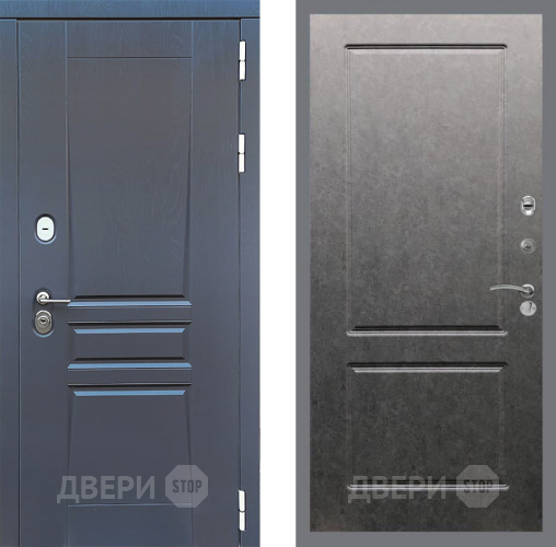Входная металлическая Дверь Стоп ПЛАТИНУМ ФЛ-117 Штукатурка графит в Яхроме