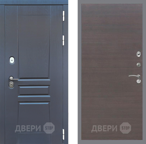 Дверь Стоп ПЛАТИНУМ Гладкая венге поперечный в Яхроме
