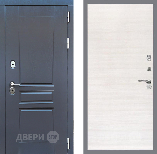 Входная металлическая Дверь Стоп ПЛАТИНУМ Гладкая Акация светлая в Яхроме