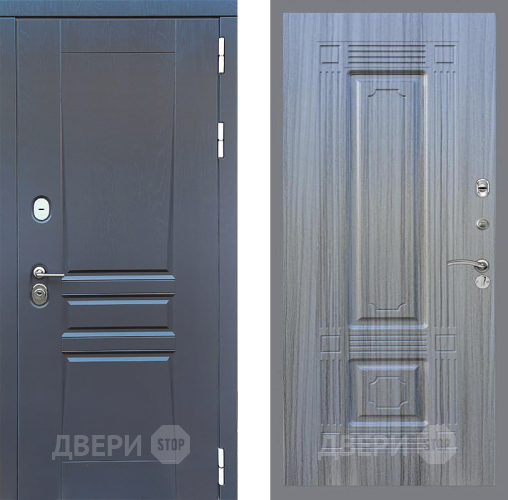 Входная металлическая Дверь Стоп ПЛАТИНУМ ФЛ-2 Сандал грей в Яхроме