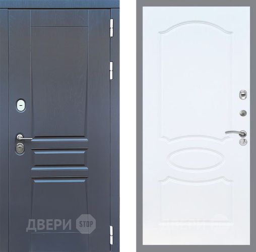Входная металлическая Дверь Стоп ПЛАТИНУМ ФЛ-128 Белый ясень в Яхроме